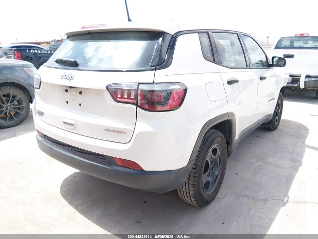 2018 Jeep Compass Sport Fwd მანქანა იყიდება აუქციონზე, vin: 3C4NJCABXJT369134, აუქციონის ნომერი: 44831914