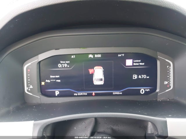 44831947 :رقم المزاد ، 1V2WP2CA1NC556196 vin ، 2022 Volkswagen Atlas 2.0t Se W/technology مزاد بيع