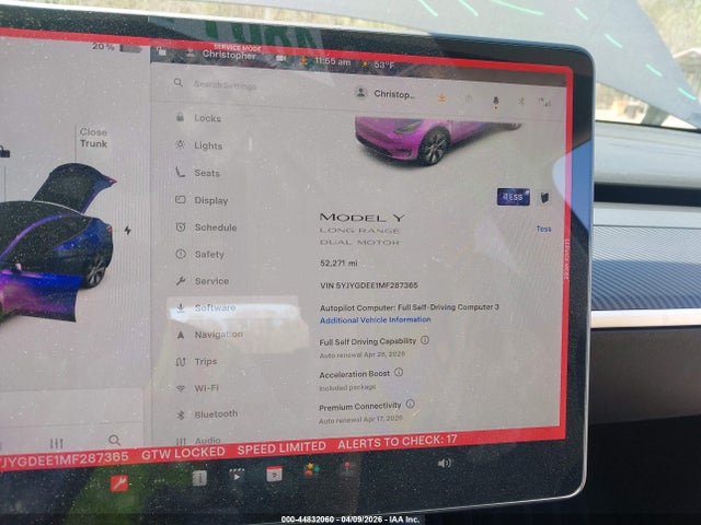 5YJYGDEE1MF287365 Tesla Model Y Long Range Dual Motor All-wheel Drive