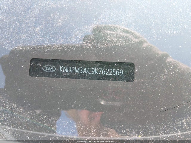 Aukcja sprzedaży 2019 Kia Sportage Lx, vin: KNDPM3AC9K7622569, numer aukcji: 44832251