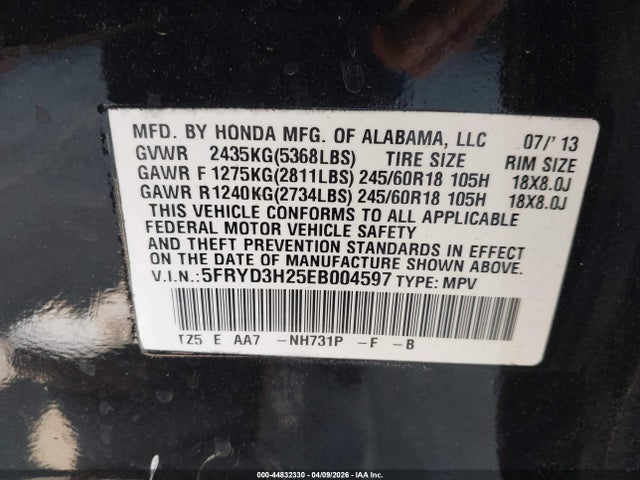 2014 ACURA MDX 5FRYD3H25EB004597 Photo 8