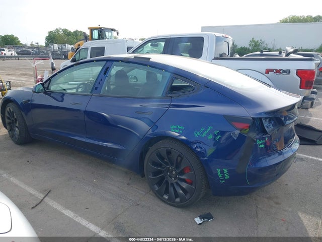 44832334 :رقم المزاد ، 5YJ3E1EC3PF505744 vin ، 2023 Tesla Model 3 Performance Dual Motor All-wheel Drive مزاد بيع