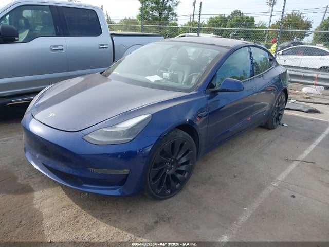 44832334 :رقم المزاد ، 5YJ3E1EC3PF505744 vin ، 2023 Tesla Model 3 Performance Dual Motor All-wheel Drive مزاد بيع