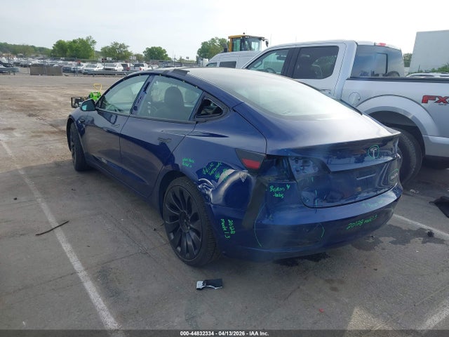 44832334 :رقم المزاد ، 5YJ3E1EC3PF505744 vin ، 2023 Tesla Model 3 Performance Dual Motor All-wheel Drive مزاد بيع