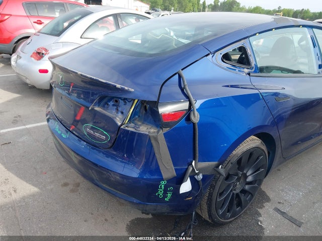 44832334 :رقم المزاد ، 5YJ3E1EC3PF505744 vin ، 2023 Tesla Model 3 Performance Dual Motor All-wheel Drive مزاد بيع