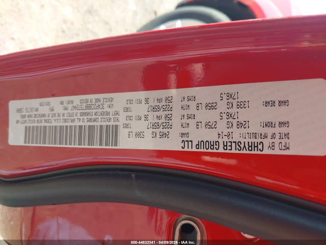 Продажа на аукционе авто 2015 Dodge Journey Sxt, vin: 3C4PDCBB8FT572447, номер лота: 44832341