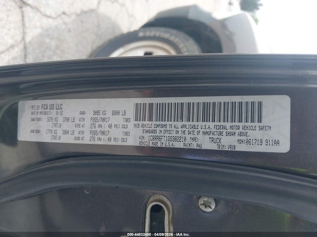 2016 RAM 1500 1C6RR6FT1GS382210 Photo 8