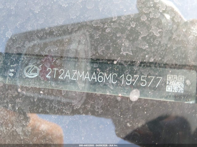 Продаж на аукціоні авто 2021 Lexus Rx 350, vin: 2T2AZMAA6MC197577, номер лоту: 44832505