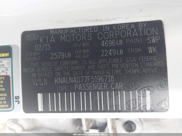 KIA Cadenza Premium 2015 KNALN4D77F5196718 Image 9