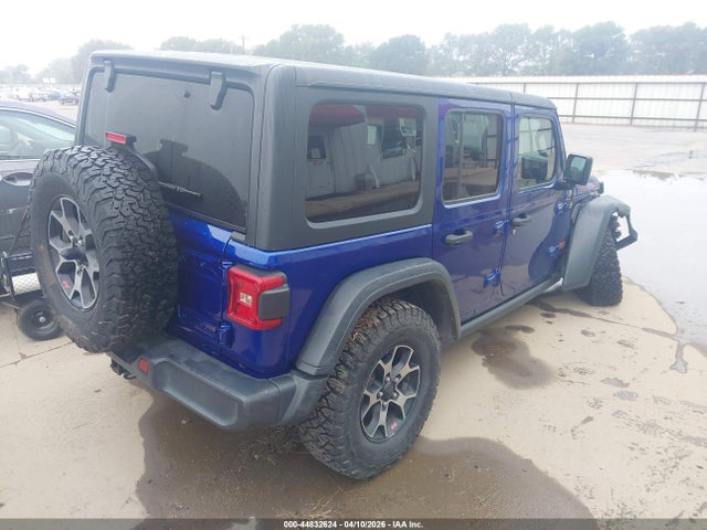 44832624 :رقم المزاد ، 1C4HJXFG1JW204771 vin ، 2018 Jeep Wrangler Unlimited Rubicon 4x4 مزاد بيع