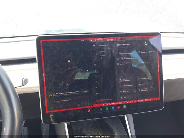 Продаж на аукціоні авто 2019 Tesla Model 3 Long Range/mid Range/standard Range/standard Range Plus, vin: 5YJ3E1EA4KF412366, номер лоту: 44832754