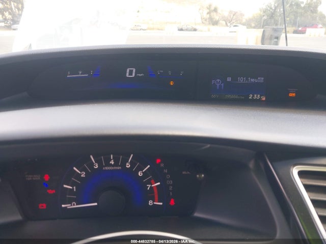 44832785 :رقم المزاد ، 2HGFG3B5XDH522055 vin ، 2013 Honda Civic Lx مزاد بيع