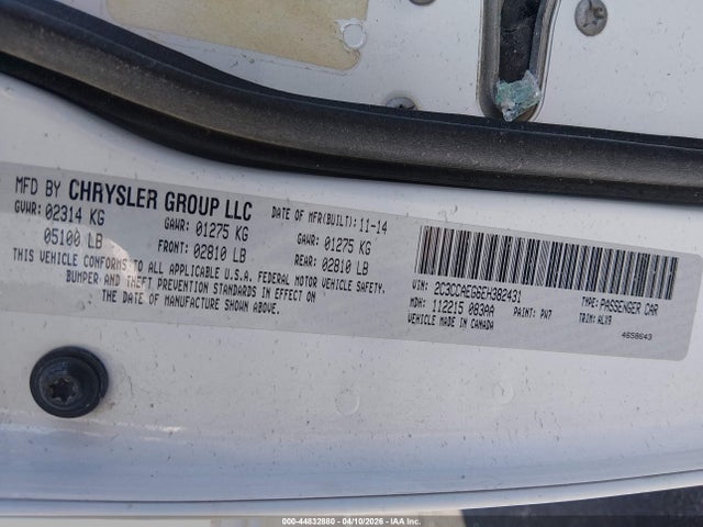 Продаж на аукціоні авто 2014 Chrysler 300c, vin: 2C3CCAEG6EH382431, номер лоту: 44832880