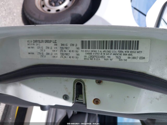 Продажа на аукционе авто 2012 Ram 1500 St, vin: 1C6RD6FP2CS149531, номер лота: 44832921