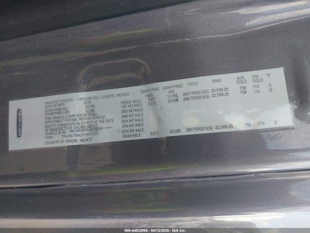 Freightliner New Cascadia 126 2020 3AKJHHDR9LSLP0299 Image 8