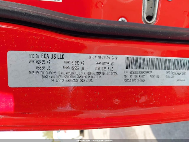 2016 DODGE CHARGER 2C3CDXL99GH309822 Photo 8