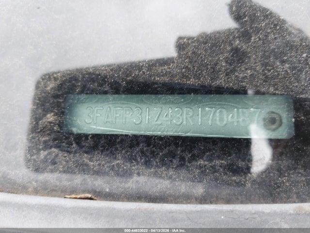2003 FORD FOCUS 3FAFP31Z43R170487 Photo 8