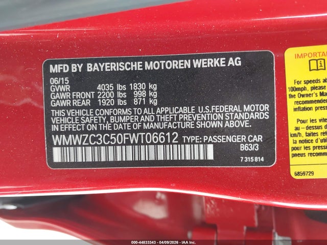 WMWZC3C50FWT06612 Mini Countryman Cooper S