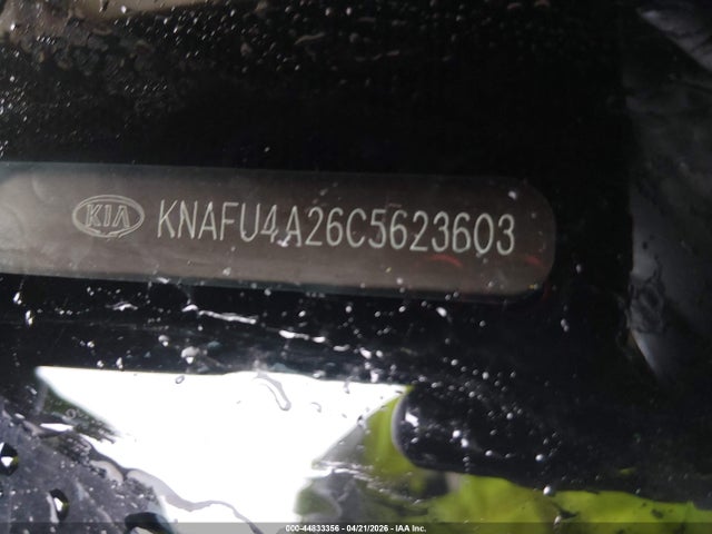 44833356 :رقم المزاد ، KNAFU4A26C5623603 vin ، 2012 Kia Forte Ex مزاد بيع