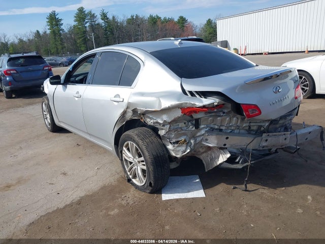 2012 Infiniti G37x მანქანა იყიდება აუქციონზე, vin: JN1CV6AR9CM974574, აუქციონის ნომერი: 44833386