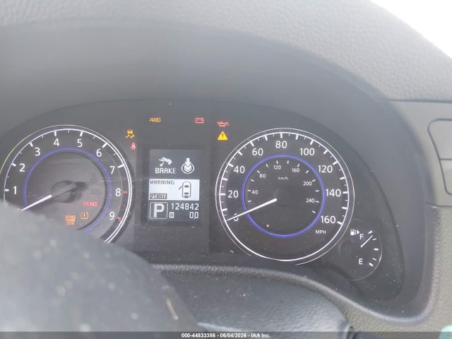 2012 Infiniti G37x მანქანა იყიდება აუქციონზე, vin: JN1CV6AR9CM974574, აუქციონის ნომერი: 44833386