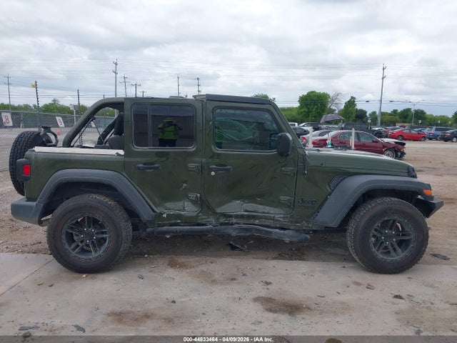 Продажа на аукционе авто 2021 Jeep Wrangler Unlimited Sport S 4x4, vin: 1C4HJXDN5MW766968, номер лота: 44833464
