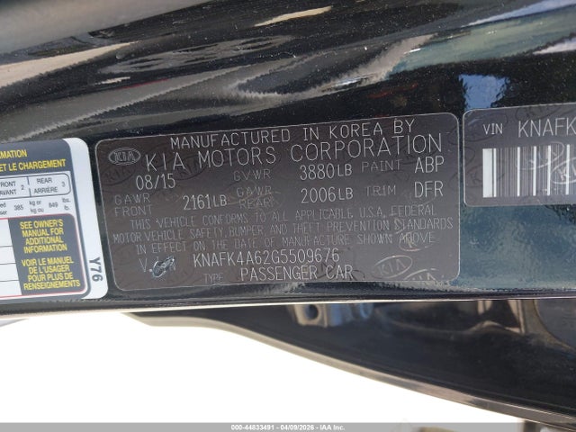 2016 KIA FORTE KNAFK4A62G5509676 Photo 8