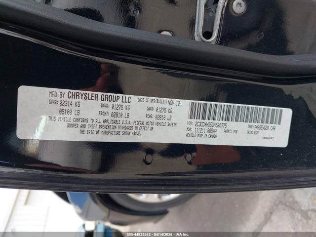 Продаж на аукціоні авто 2013 Dodge Charger Sxt Plus, vin: 2C3CDXHG5DH560775, номер лоту: 44833542