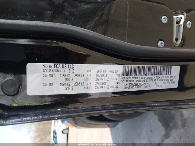 Продажа на аукционе авто 2018 Jeep Compass Altitude 4x4, vin: 3C4NJDBB6JT325670, номер лота: 44833711