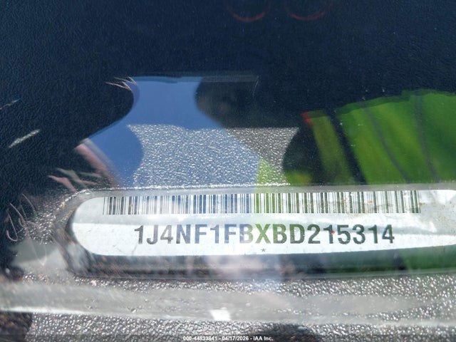 Aukcja sprzedaży 2011 Jeep Compass, vin: 1J4NF1FBXBD215314, numer aukcji: 44833841