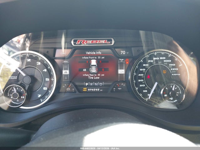 2021 Ram 1500 Rebel  4x4 5'7 Box მანქანა იყიდება აუქციონზე, vin: 1C6SRFLT5MN766877, აუქციონის ნომერი: 44833928