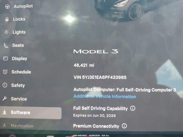 2023 TESLA MODEL 3 5YJ3E1EA6PF433985 Photo 6