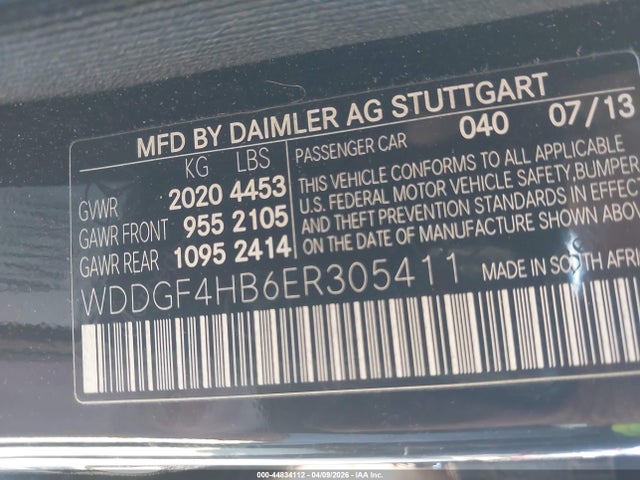 2014 MERCEDES-BENZ C 250 WDDGF4HB6ER305411 Photo 8