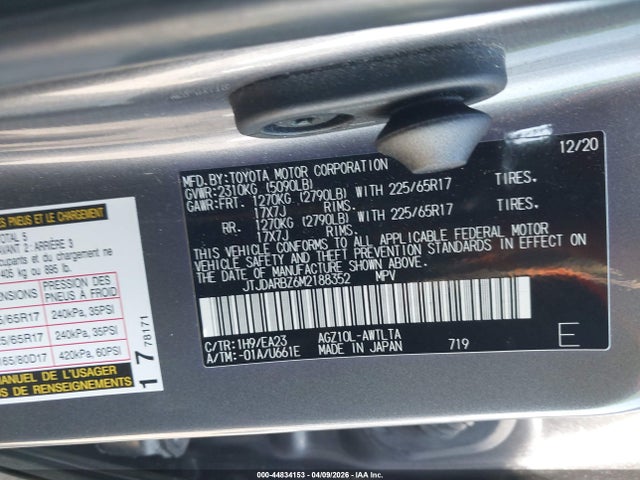 2021 LEXUS NX 300 JTJDARBZ6M2188352 Photo 8