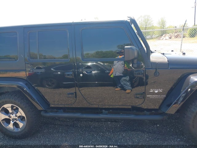 44834161 :رقم المزاد ، 1C4HJWEG8GL180846 vin ، 2016 Jeep Wrangler Unlimited Sahara مزاد بيع