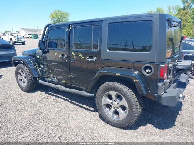 44834161 :رقم المزاد ، 1C4HJWEG8GL180846 vin ، 2016 Jeep Wrangler Unlimited Sahara مزاد بيع