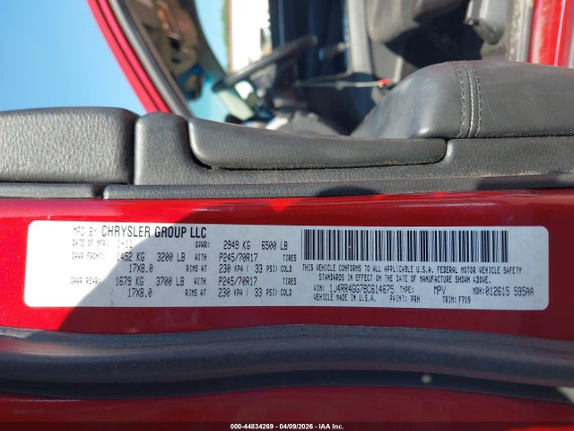 Продажа на аукционе авто 2011 Jeep Grand Cherokee Laredo, vin: 1J4RR4GG7BC614675, номер лота: 44834269