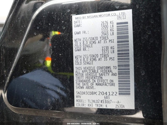 2023 NISSAN PATHFINDER 5N1DR3CD8PC204122 Photo 8