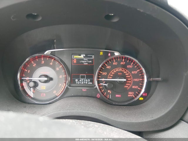 Продаж на аукціоні авто 2017 Subaru Wrx, vin: JF1VA1B62H9810236, номер лоту: 44834376