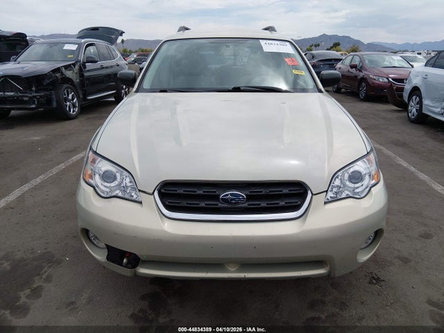 2006 Subaru Outback 2.5i მანქანა იყიდება აუქციონზე, vin: 4S4BP61C167362365, აუქციონის ნომერი: 44834389