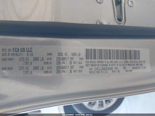 2019 JEEP CHEROKEE 1C4PJLCBXKD234345 Photo 8