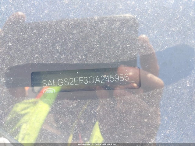44834477 :رقم المزاد ، SALGS2EF3GA245986 vin ، 2016 Land Rover Range Rover 5.0l V8 Supercharged مزاد بيع