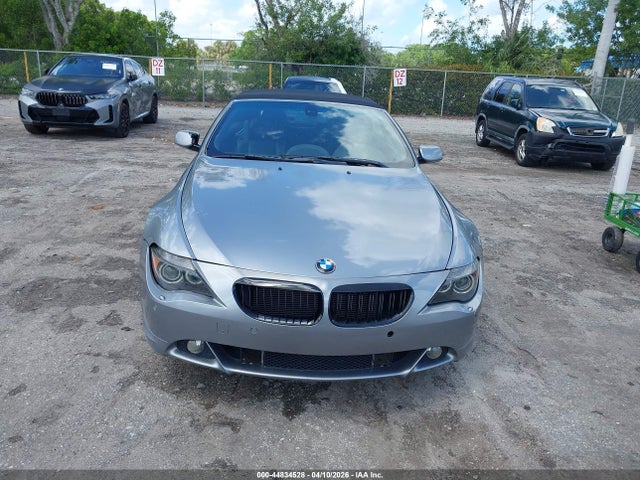 2005 Bmw 645ci მანქანა იყიდება აუქციონზე, vin: WBAEK73425B326477, აუქციონის ნომერი: 44834528