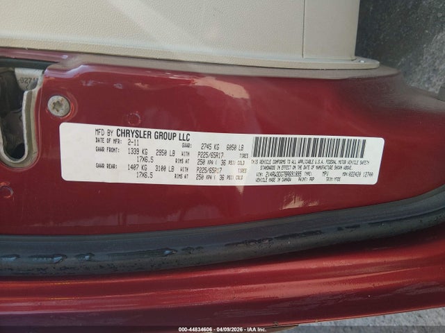 Aukcja sprzedaży 2011 Volkswagen Routan Se, vin: 2V4RW3DG7BR691895, numer aukcji: 44834606