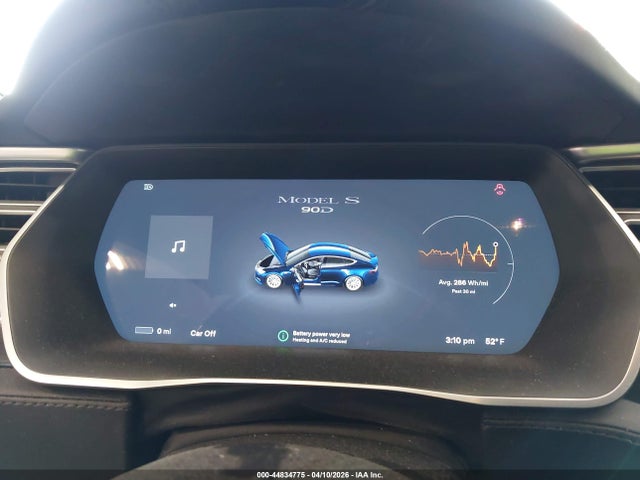 44834775 :رقم المزاد ، 5YJSA1E23HF179055 vin ، 2017 Tesla Model S 100d/60d/75d/90d/p100d مزاد بيع