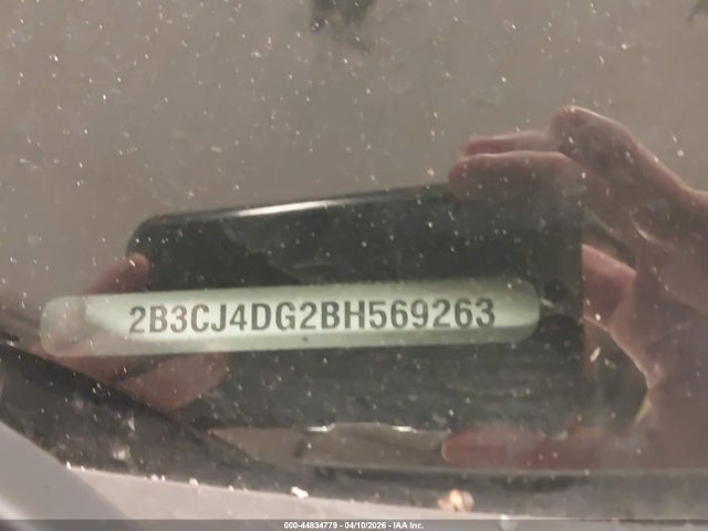 44834779 :رقم المزاد ، 2B3CJ4DG2BH569263 vin ، 2011 Dodge Challenger Sxt مزاد بيع
