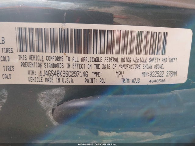 2006 JEEP GRAND CHEROKEE 1J4GS48K96C297146 Photo 8