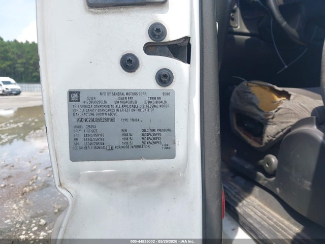 Продаж на аукціоні авто 2006 Chevrolet Silverado 2500hd Lt1, vin: 1GCHC29U06E280168, номер лоту: 44835002