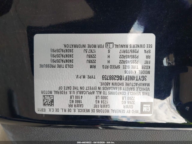 Aukcja sprzedaży 2011 Cadillac Escalade Ext Premium, vin: 3GYT4NEF1BG288759, numer aukcji: 44835022