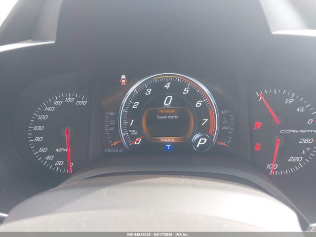 1G1YB2D72G5125877 Chevrolet CORVETTE STINGRAY